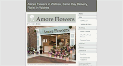 Desktop Screenshot of amoreflowers.co.uk